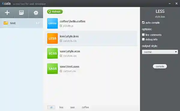 koala screenshot