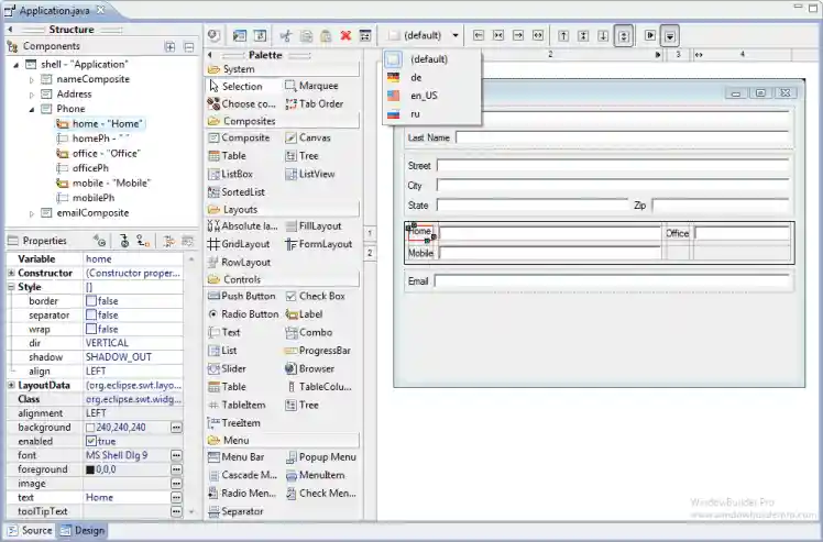 WindowsBuilder Overview