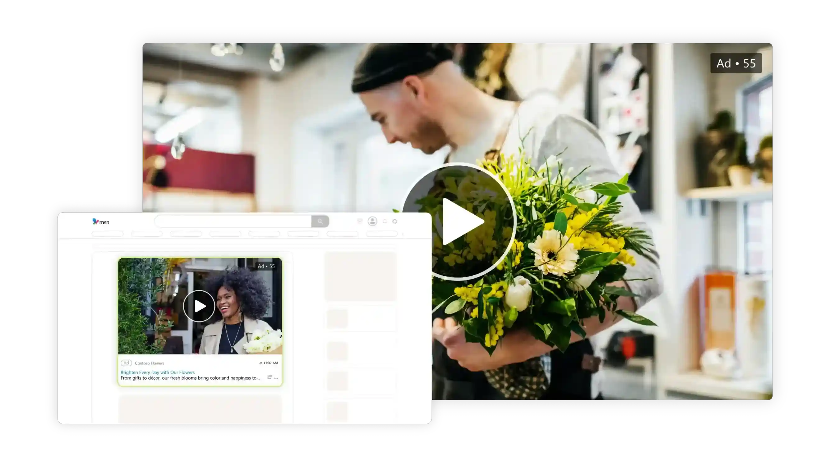 Combine the impact of video—with the ease and intent of search