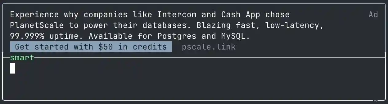 Example of how ads are displayed in Amp