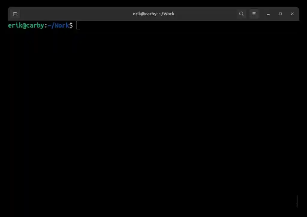 gif showing gnu make build of HelloWorld example.