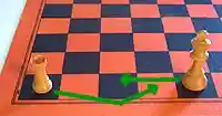 castling queen-side in chess