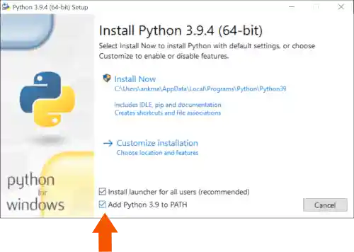 Step 2: Install Python 3