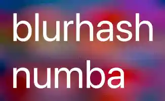 blurhash-numba