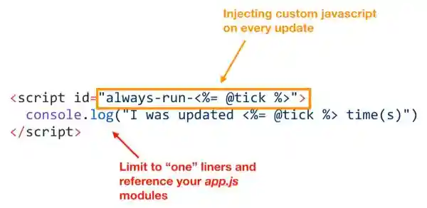 Create a script with tick ID