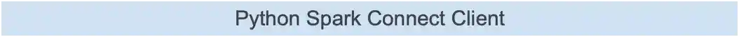 Python Spark Connect Client