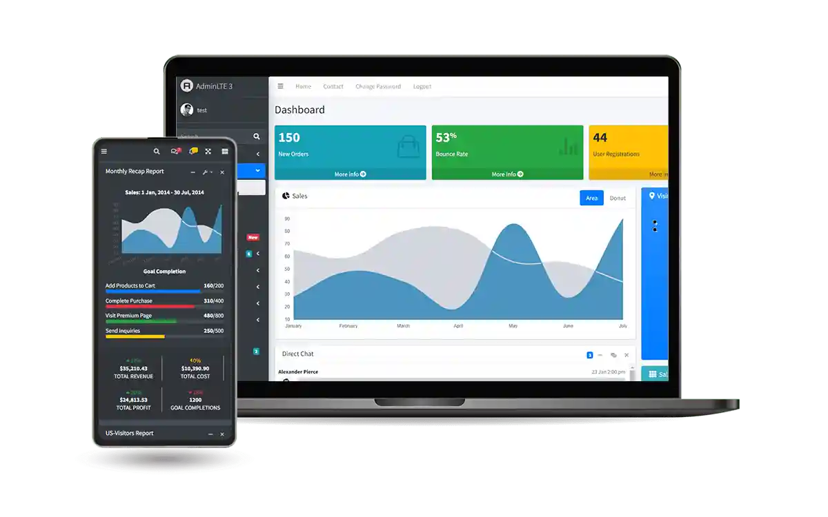 Django AdminLTE PRO - Premium Django Starter with AdminLTE Design