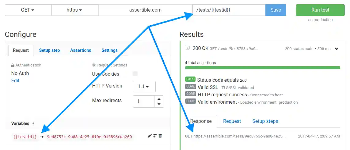 Fig 1.6 Route Parameters
