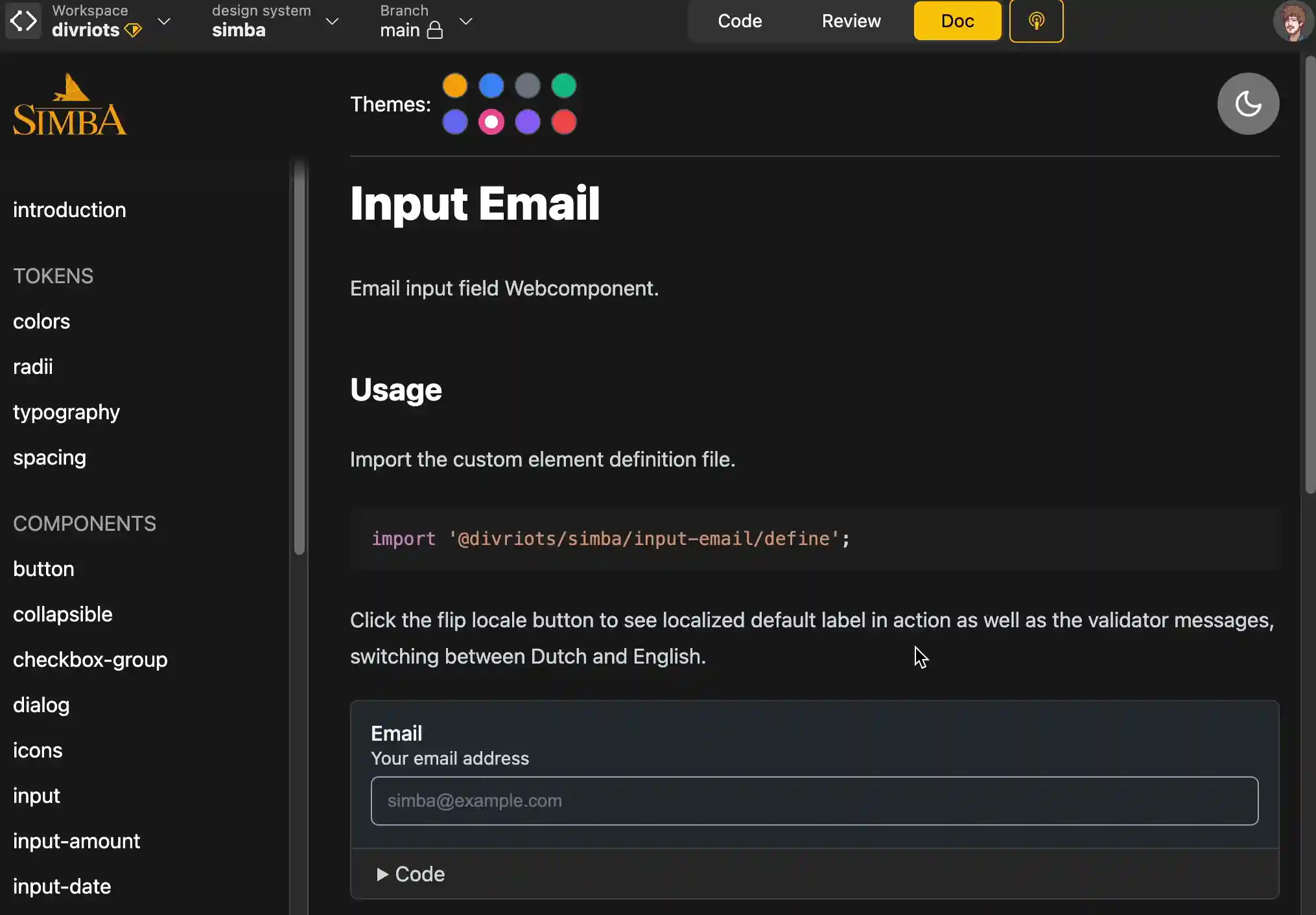 Editable preview-story
