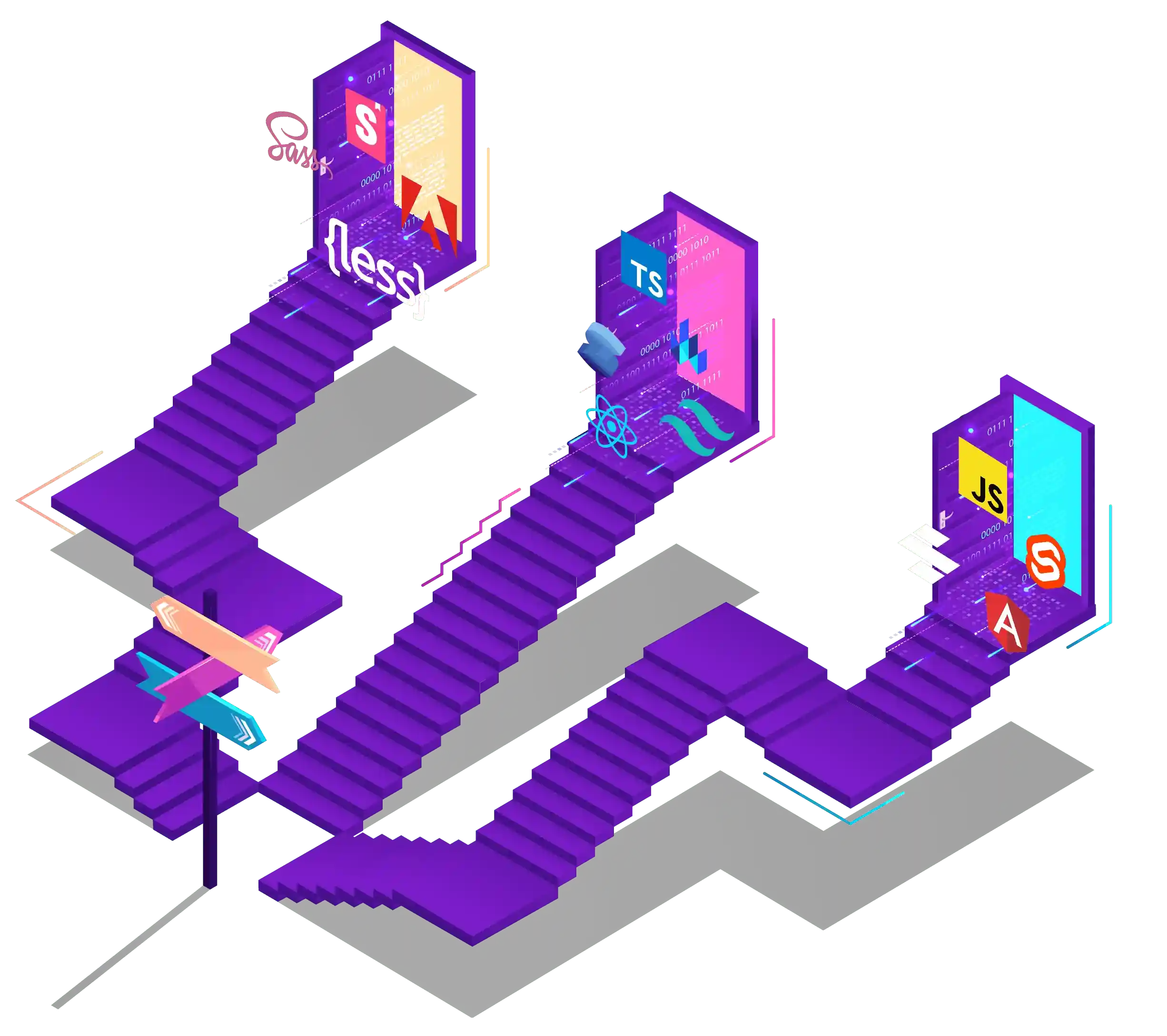 Opened lock next to a computer