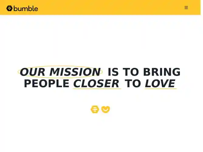 The website screenshot for http://corp.badoo.com/