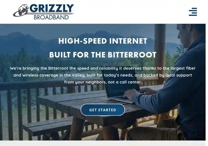 The website screenshot for http://www.grizzlybb.com