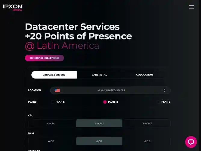 The website screenshot for https://www.ipxon.com/