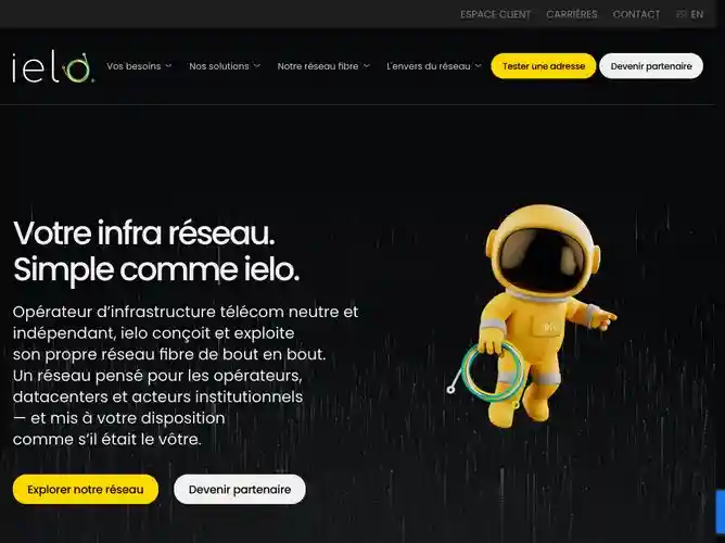 The website screenshot for https://www.ielo.net/