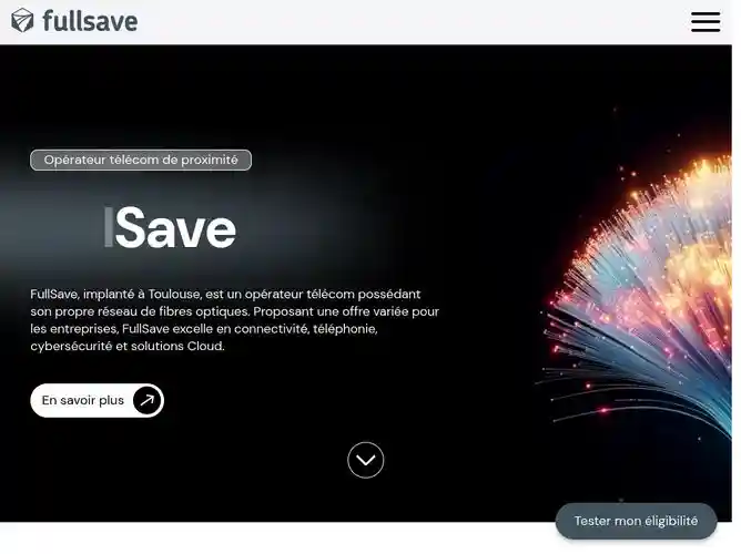 The website screenshot for https://www.fullsave.com