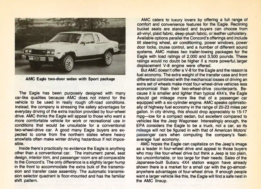 1980 AMC Eagle Review