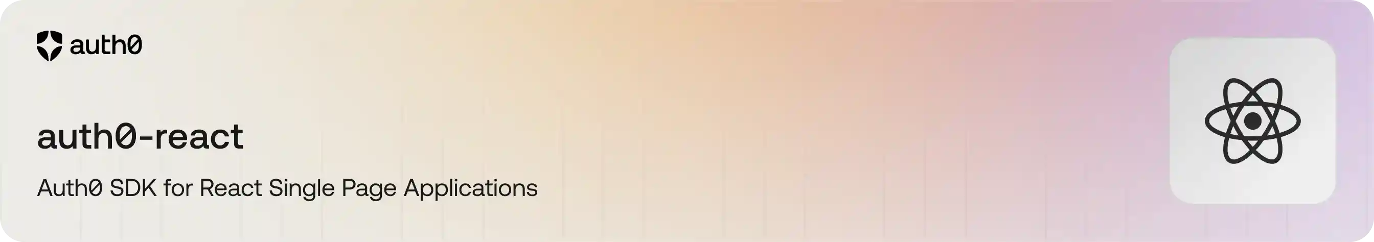 Auth0 SDK for React Single Page Applications