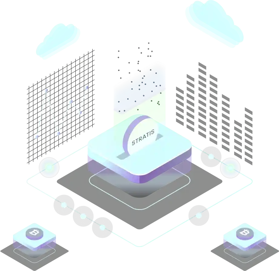 A diagram of a cloud with a magnifying glass on top of it.