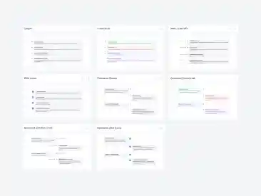 Components category view feature screenshot