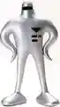 Clay model of a Starman from EarthBound Beginnings.