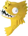 Clay model of The Fish.