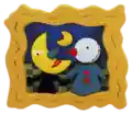 Clay model of Abstract Art.