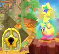 A locked door in Kirby: Triple Deluxe, which can only be opened using a Key