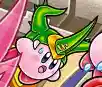 Beetle Kirby with the Hydra Helmet Rare Hat in Find Kirby!! Big Gathering at the Party!