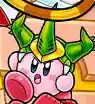 Beetle Kirby with the Hydra Helmet headgear in Find Kirby!! Full of Kirby