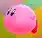 Kirby mid-hover in Kirby: Planet Robobot