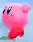Screenshot of Kirby mid-jump from Kirby: Planet Robobot