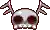 In-game sprite of Buzzybat upon being defeated