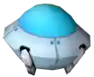 Model of Metal General's blue drone from Kirby's Return to Dream Land