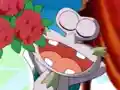 Escargoon singing about how much he hates his King, while delivering him roses