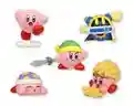 Palm-sized mascot figurines by Takara based on Kirby's Return to Dream Land Deluxe, featuring Sand Kirby