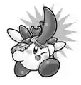 Kirby gets the Beetle ability in Kirby: Uproar at the Kirby Café?!