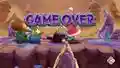 The Game Over screen.