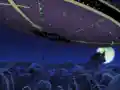 The flying saucer dumps more garbage on Dream Land.