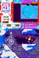 Kirby tries to go against the current.