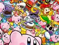 Trident Knight with the rest of the Meta-Knights, Captain Vul, Sailor Waddle Dee and Sword Kirby in Find Kirby!! Big Gathering at the Party!