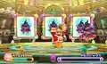 Paintra DX painting copies of herself to confuse King Dedede (apparently successfully)