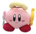 6 inches tall Cupid Kirby plushie, manufactured by San-ei