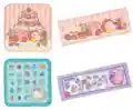 Towels from "Kirby Sweet Party" merchandise series