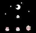 The Quit screen in the Super Game Boy version.