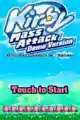 Title screen for the Kirby Mass Attack demo