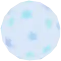 Model of a snow boulder