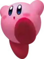 Artwork of Kirby jumping in Kirby's Return to Dream Land