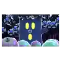 Heroes in Another Dimension credits picture from Kirby Star Allies, featuring Parallel Woods dropping apples and Blados