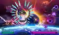 Kirby and Meta Knight battling Star Dream using the Halberd Mode