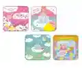 Towels from "Cloudy Candy" merchandise series, featuring Starman